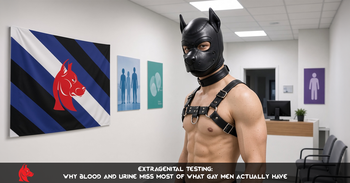 Extragenital testing why blood and urine miss most of what gay men actually have