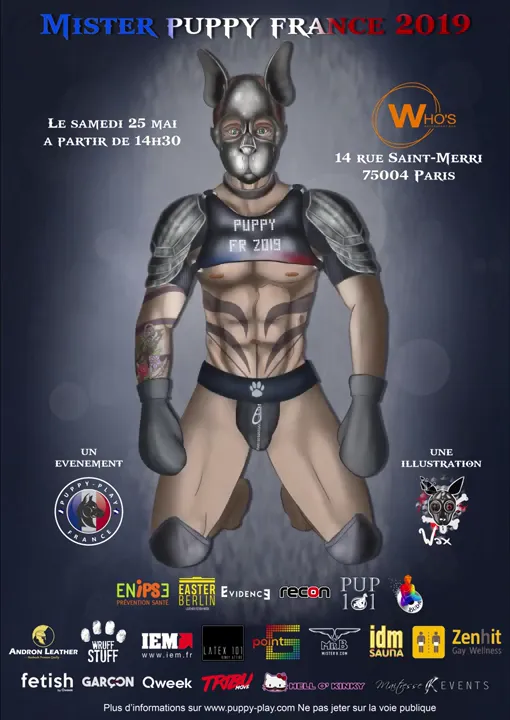 Affiche Mister Puppy France 2019